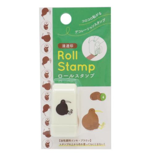 アニマル百貨店 ハンコ ロールスタンプ キーウィ どうぶつ かわいい グッズ メール便可
