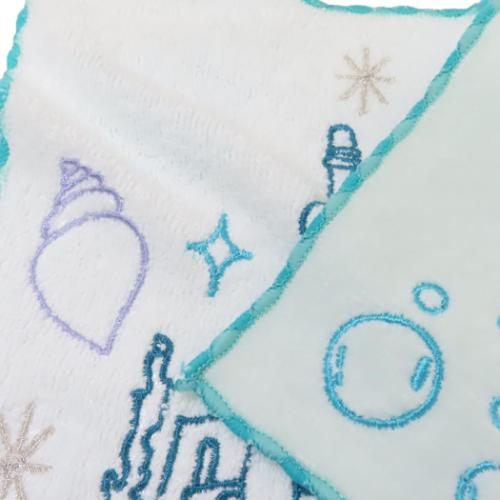 リトルマーメイド ミニタオル シャーリングハンカチタオル シーキャッスル ディズニープリンセス キャラクター グッズ メール便可