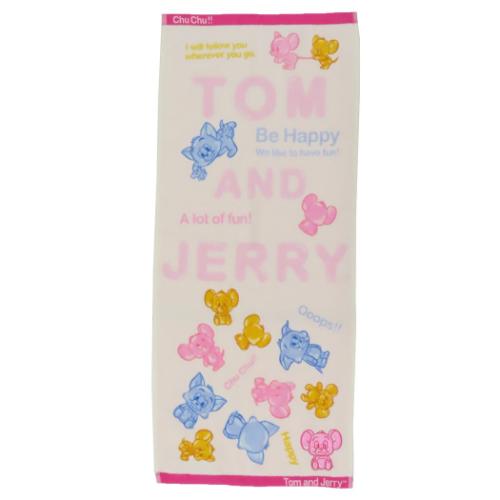 トムとジェリー フェイスタオル シャーリングロングタオル キャンディーチュチュ ワーナーブラザース キャラクター グッズ メール便可