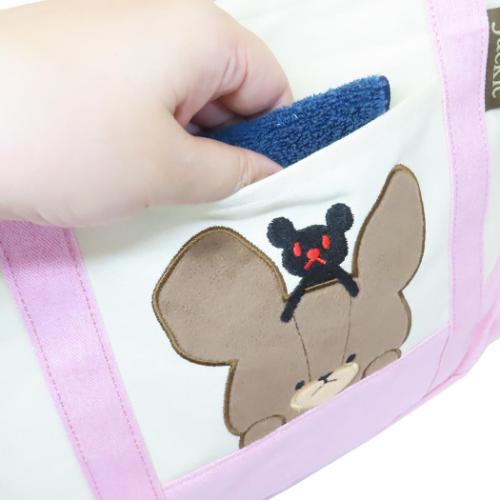 くまのがっこう 手提げかばん トートバッグ ひょっこりジャッキー 絵本キャラクター グッズ