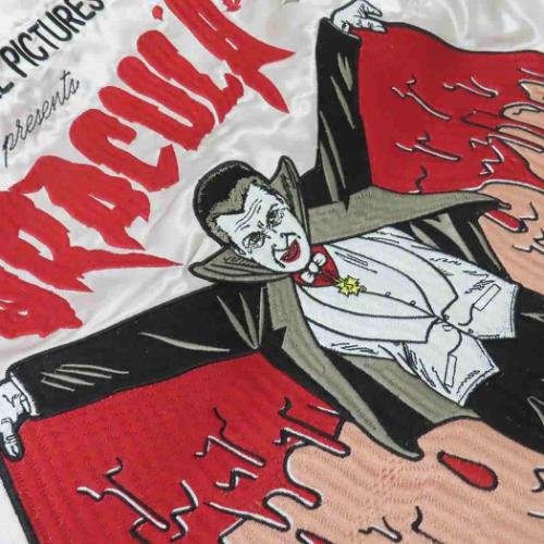 ドラキュラ スカジャン アウター レッドホラー キャラクター グッズ ドラキュラ スカジャン アウター レッドホラー キャラクター グッズの