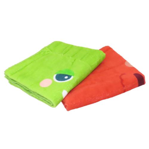 ガチャピン&ムック フェイスタオル ロングタオル 2枚セット キャラクター グッズ