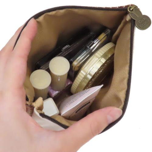 ミッフィー コスメポーチ 舟型ポーチ クラシックチェック ディックブルーナ 絵本キャラクター グッズ メール便可