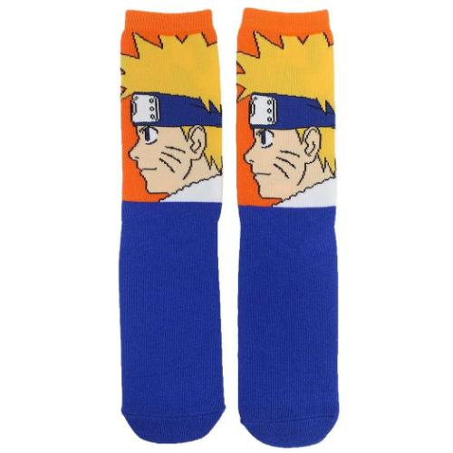 NARUTO 女性用靴下 レディースハイソックス ナルト 横顔 少年ジャンプ キャラクター グッズ メール便可