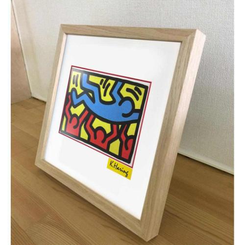 キースヘリング アートフレーム Keith Haring Untitled ギフト インテリア 取寄品