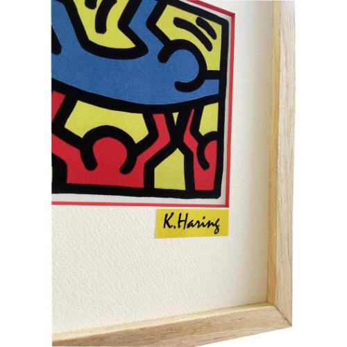 キースヘリング アートフレーム Keith Haring Untitled ギフト インテリア 取寄品