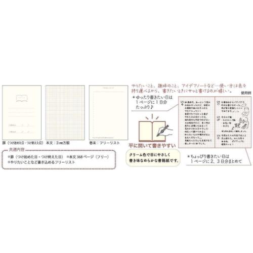 星空シリーズ 日記帳 B7ライフログ 星屑インク シンプル グッズ メール便可