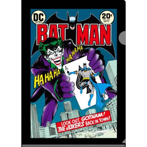 ジョーカー クリアフォルダー A4シングルクリアファイル 3枚セット コミック DCコミック 映画キャラクター グッズ