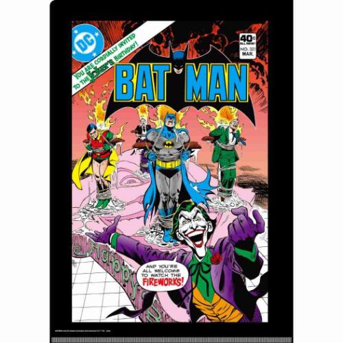 ジョーカー クリアフォルダー A4シングルクリアファイル 3枚セット コミック DCコミック 映画キャラクター グッズ