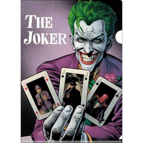 ジョーカー クリアフォルダー A4シングルクリアファイル 3枚セット コミック DCコミック 映画キャラクター グッズ