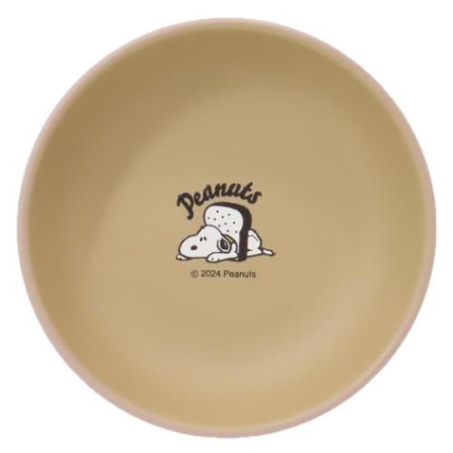 スヌーピー 中皿 ラウンドランチプレートM パンとスヌーピー ピーナッツ キャラクター グッズ