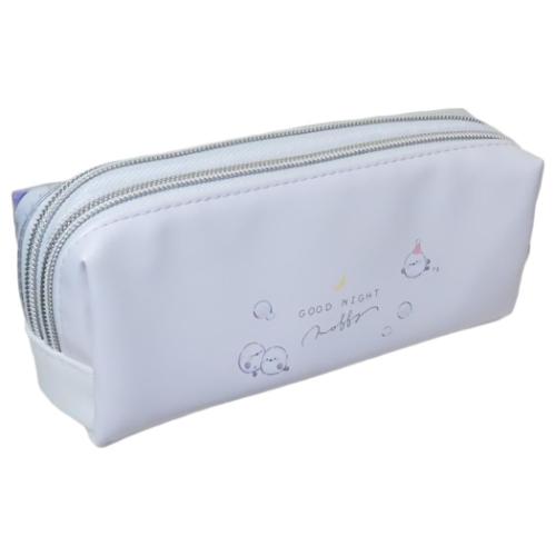 すやすやモフィー ペンポーチ ツインファスナーペンケース バスタイム かわいい グッズ