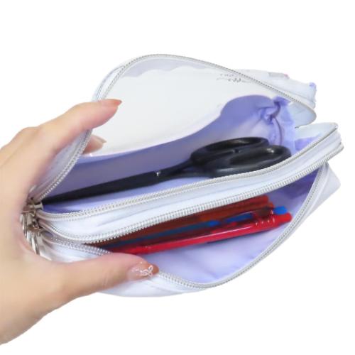 すやすやモフィー ペンポーチ ツインファスナーペンケース バスタイム かわいい グッズ