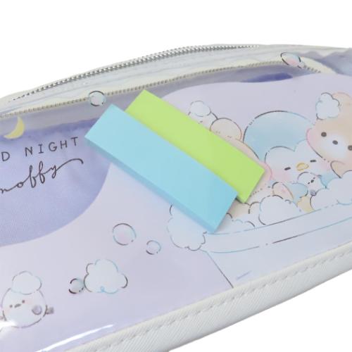 すやすやモフィー ペンポーチ ツインファスナーペンケース バスタイム かわいい グッズ