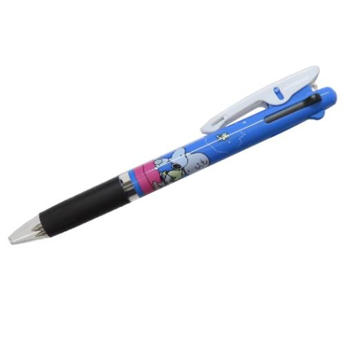 スヌーピー 黒赤青3色ボールペン ジェットストリーム 0.5 夜空 ピーナッツ キャラクター グッズ メール便可