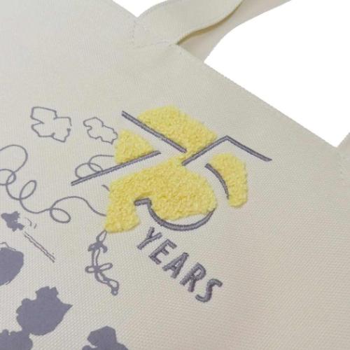 スヌーピー ランチバッグ ファスナーミニトート 75th ピーナッツ キャラクター グッズ メール便可