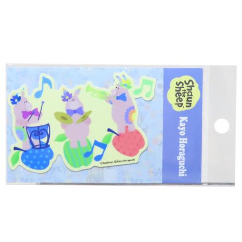 ひつじのショーンxホラグチカヨ ダイカットシール ダイカットステッカー 3匹のいたずらブタ キャラクター グッズ メール便可