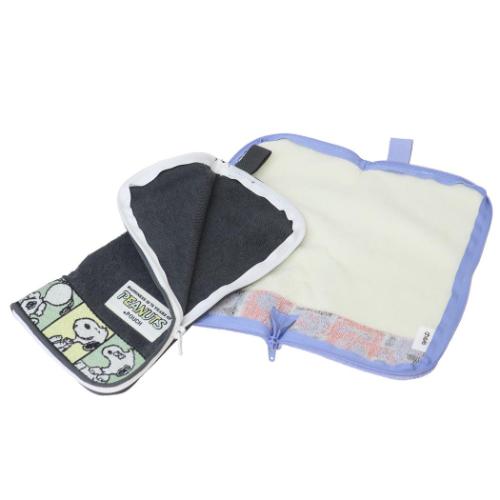 スヌーピー タオルポーチ どっとポーチ 75th ピーナッツ キャラクター グッズ メール便可