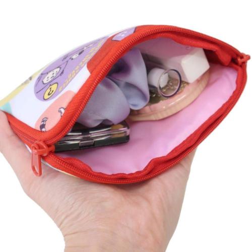 スヌーピー タオルポーチ どっとポーチ ショート 75th総柄 BD ピーナッツ キャラクター グッズ メール便可