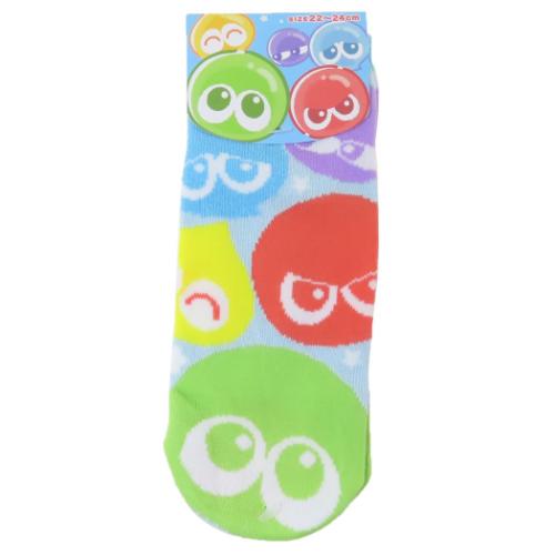 ぷよぷよ 女性用靴下 レディースソックス ゲームキャラクター グッズ メール便可