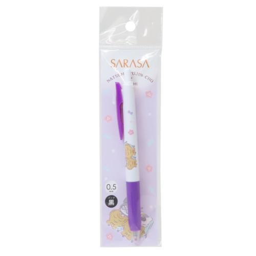 夏目友人帳xSANRIO ボールペン SARASAクリップ サラサクリップ0.5 ブラック クロミ サンリオ キャラクター グッズ メール便可