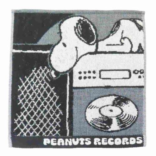 スヌーピー ハンカチタオル ミニタオル BK ピーナッツ キャラクター グッズ メール便可