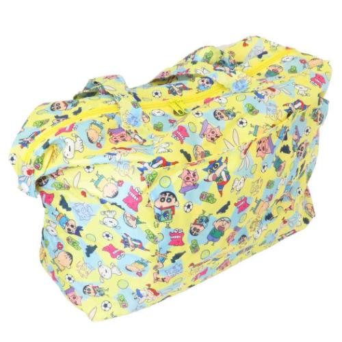 クレヨンしんちゃん ボストンバッグ 折りたたみボストンバッグ おもさゃぼこ アニメキャラクター グッズ