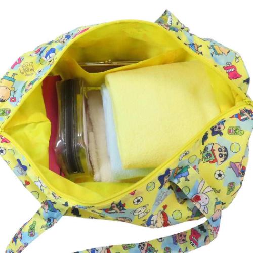 クレヨンしんちゃん ボストンバッグ 折りたたみボストンバッグ おもさゃぼこ アニメキャラクター グッズ