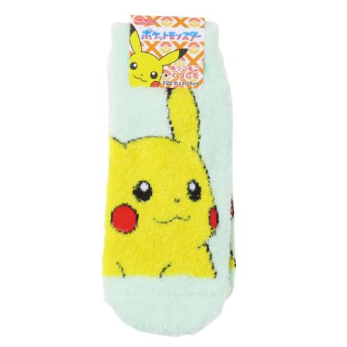 ポケットモンスター 女性用防寒靴下 もっこもこ靴下 レディースソックス ピカチュウ MGR ポケモン キャラクター グッズ メール便可