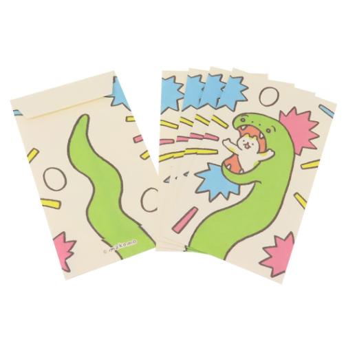 ぽち袋 和紙ぽち袋 年賀ぽち袋5枚セット makomo のどからネコ かわいい グッズ メール便可