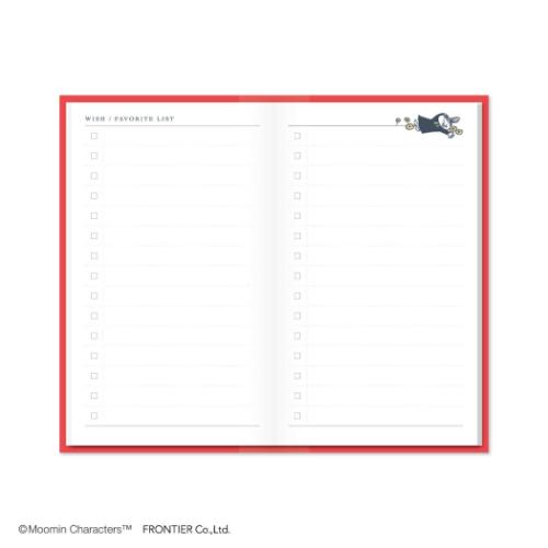 ムーミン マンスリー手帳 365POCKET DIARY Little My 北欧 キャラクター グッズ