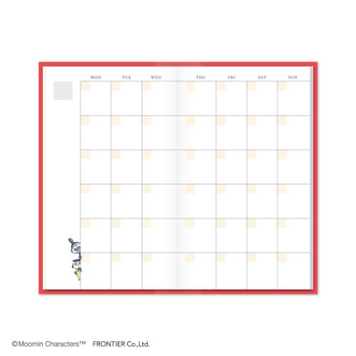 ムーミン マンスリー手帳 365POCKET DIARY Little My 北欧 キャラクター グッズ