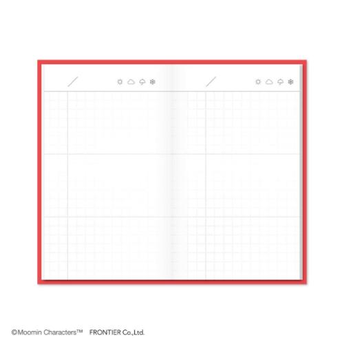 ムーミン マンスリー手帳 365POCKET DIARY Little My 北欧 キャラクター グッズ