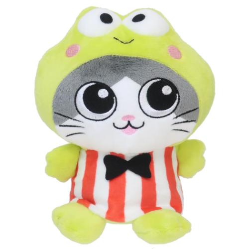 ねこに転生したおじさんxサンリオ ぬいぐるみ プラッシュドール プンちゃん けろけろけろっぴ サンリオ