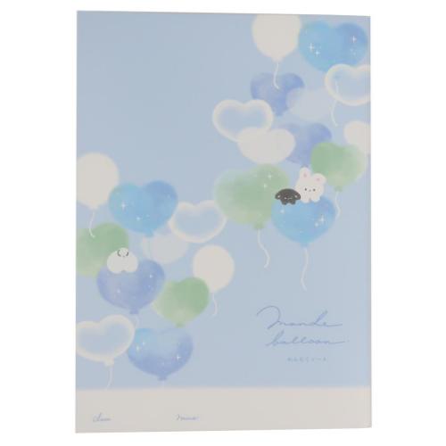 連絡帳 A5連絡ノート縦 モンドバルーン れんらくノート グッズ メール便可