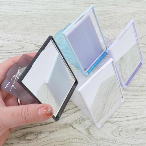 マイルドカラーコスメ 手鏡 Sサイズミラー シンプル グッズ メール便可