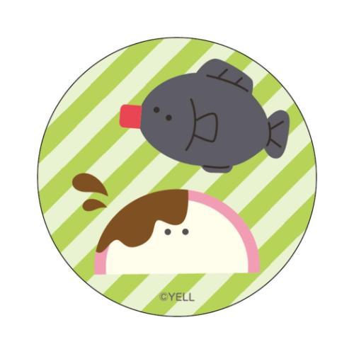 つぶらな瞳の仲間達 カンバッジ まじかる百貨店缶バッジ かまぼこ かわいい グッズ メール便可