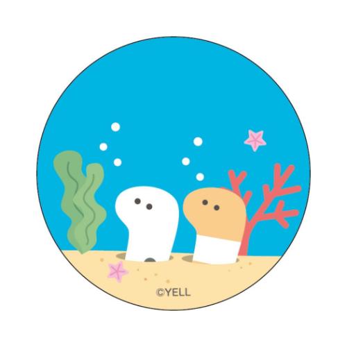 つぶらな瞳の仲間達 カンバッジ まじかる百貨店缶バッジ チンアナゴ かわいい グッズ メール便可