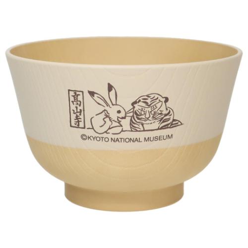 鳥獣戯画Xトラりん 茶碗 塗分け汁椀 キャラクター グッズ