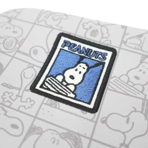 スヌーピー ミニポーチ ティッシュポーチ ブロックパターン ピーナッツ キャラクター グッズ