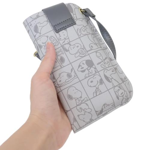 スヌーピー 眼鏡ケース フラットメガネポーチ ブロックパターン ピーナッツ キャラクター グッズ