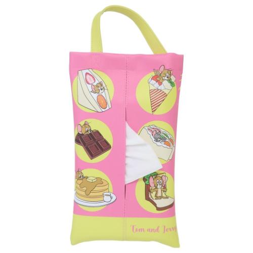 トムとジェリー ティッシュカバー 合皮ティッシュボックスケース スイーツ ワーナーブラザース キャラクター グッズ