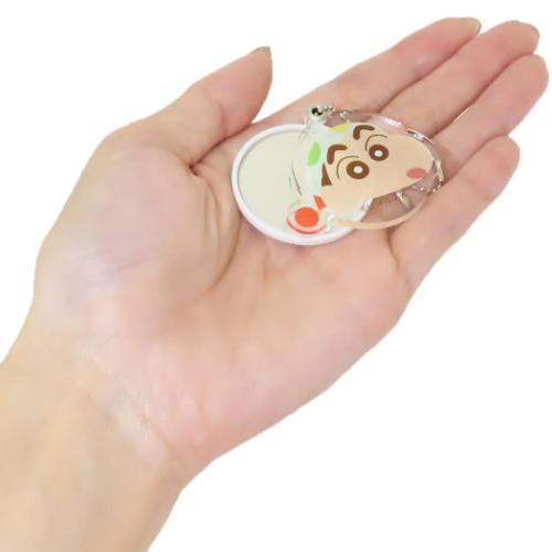 クレヨンしんちゃん 手鏡 スライドミラーS パジャマしんちゃん アニメキャラクター グッズ メール便可