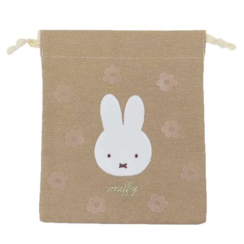 ミッフィー 巾着袋 きんちゃくポーチ チェリーフルールシリーズ ディックブルーナ 絵本キャラクター グッズ メール便可