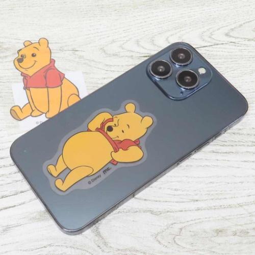 くまのプーさん ダイカットシール クリアステッカー キラキラ ディズニー キャラクター グッズ メール便可