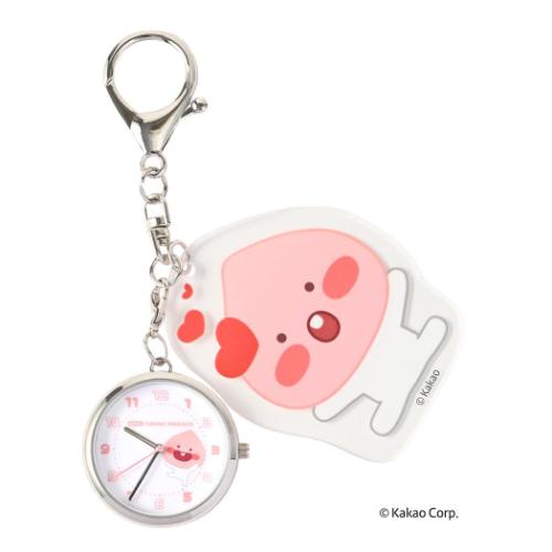 カカオフレンズ キーホルダー時計 アクリルKCウォッチY HEART KAKAO FRIENDS キャラクター グッズ メール便可