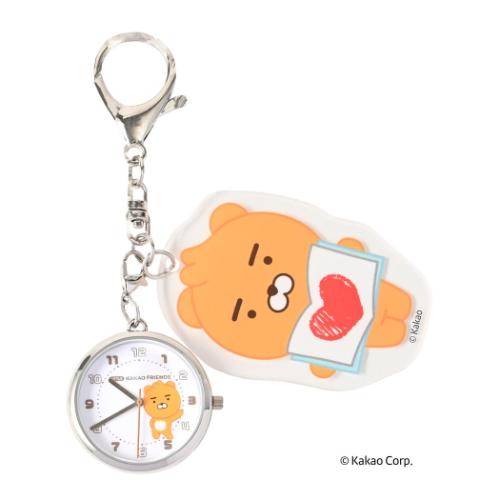 カカオフレンズ キーホルダー時計 アクリルKCウォッチY BOOK KAKAO FRIENDS キャラクター グッズ メール便可