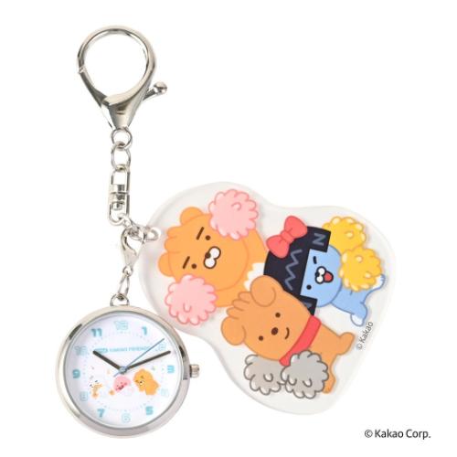 カカオフレンズ キーホルダー時計 アクリルKCウォッチY DANCE KAKAO FRIENDS キャラクター グッズ メール便可