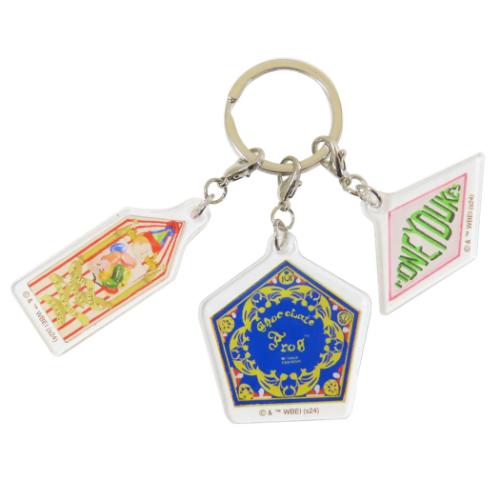 ハリーポッター キーリング 3連アクキー ハニーデュークス ワーナーブラザース 映画キャラクター グッズ メール便可