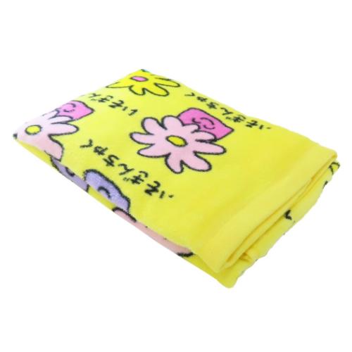 おえかきさん フェイスタオル TOWEL ロングタオル いそぎんちゃくさん 面白雑貨 グッズ メール便可
